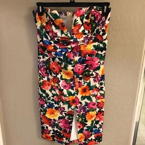 Strapless Floral DO & BE Dress - SIZE L